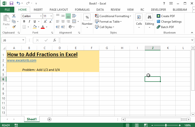How to Add Fractions